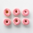 Pink Iced Donut with silver leaf decoration | Click & Collect | LaManna