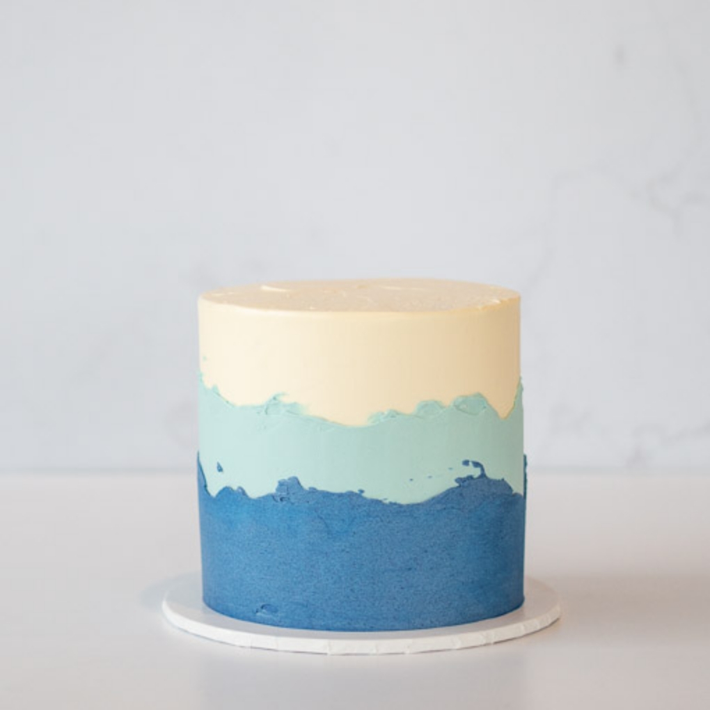 Picture of Buttercream Cake | Plain Three Tone