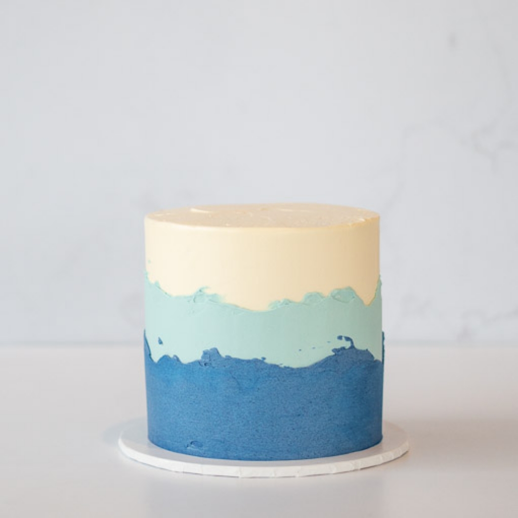 Picture of BUTTERCREAM CAKE | PLAIN THREE TONE