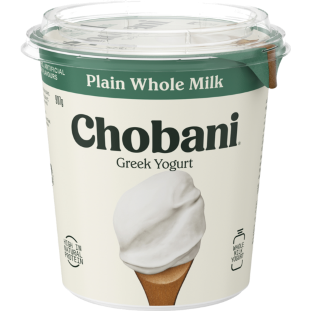 Picture of CHOBANI YOGHURT PLAIN GREEK 4% 907GM