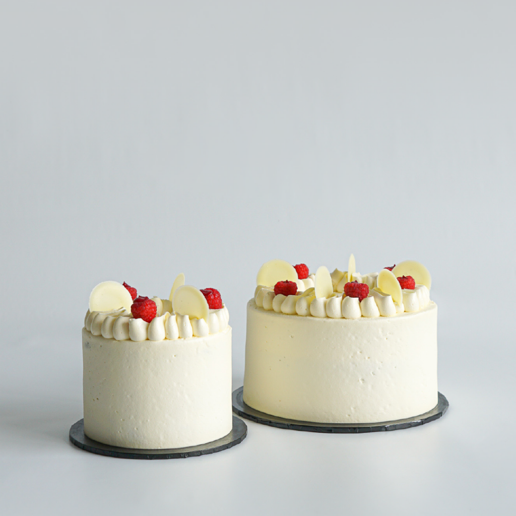 Mud Cake - Raspberry & White Choc 5" & 7"