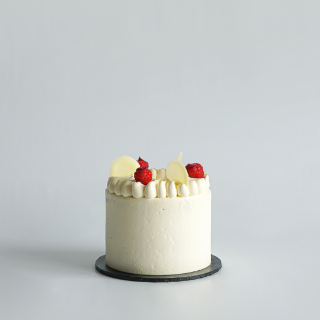 Picture of Raspberry White Choc Mud Cake 5"