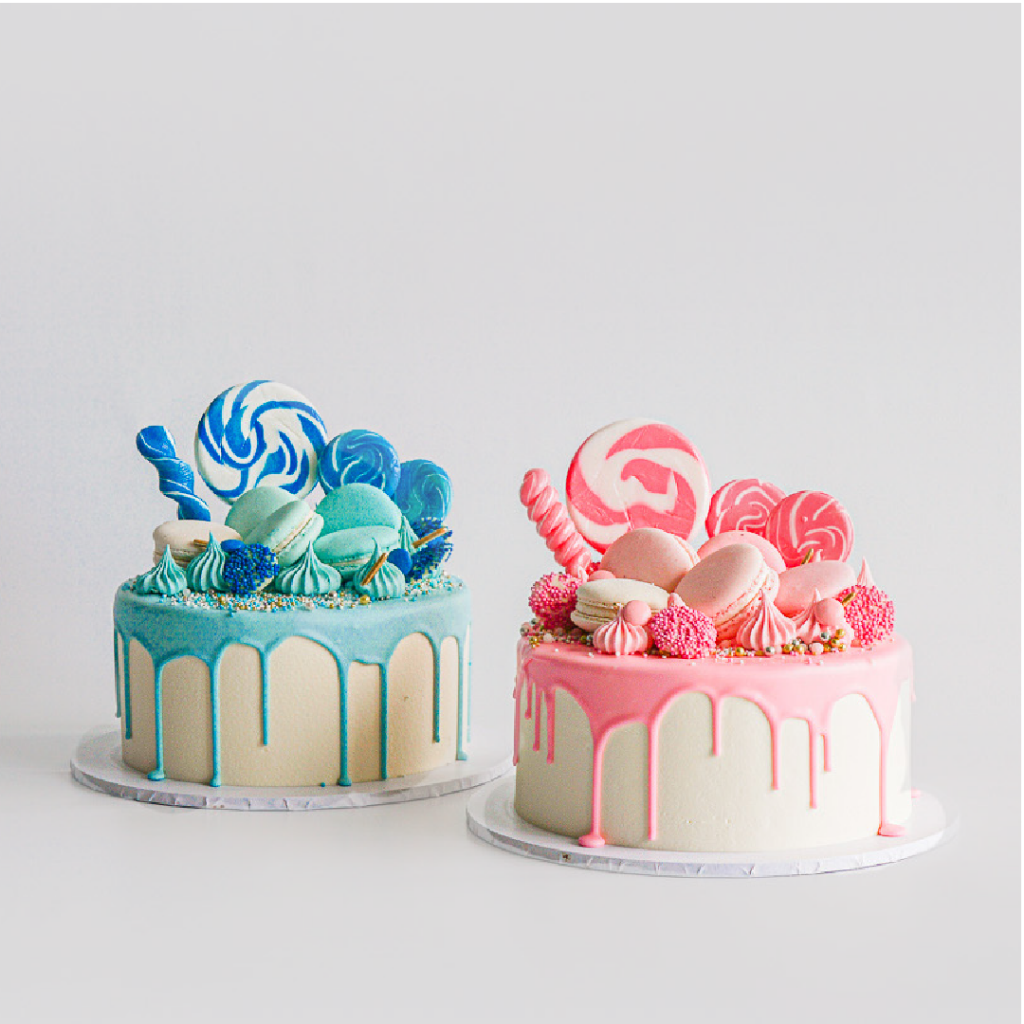 Picture of Buttercream Cake | Lollypop Drip 7"