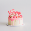 Picture of Lollypop Drip Buttercream Cake 7"