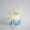 Picture of Buttercream Cake | Vertical Shades with Preserved Florals