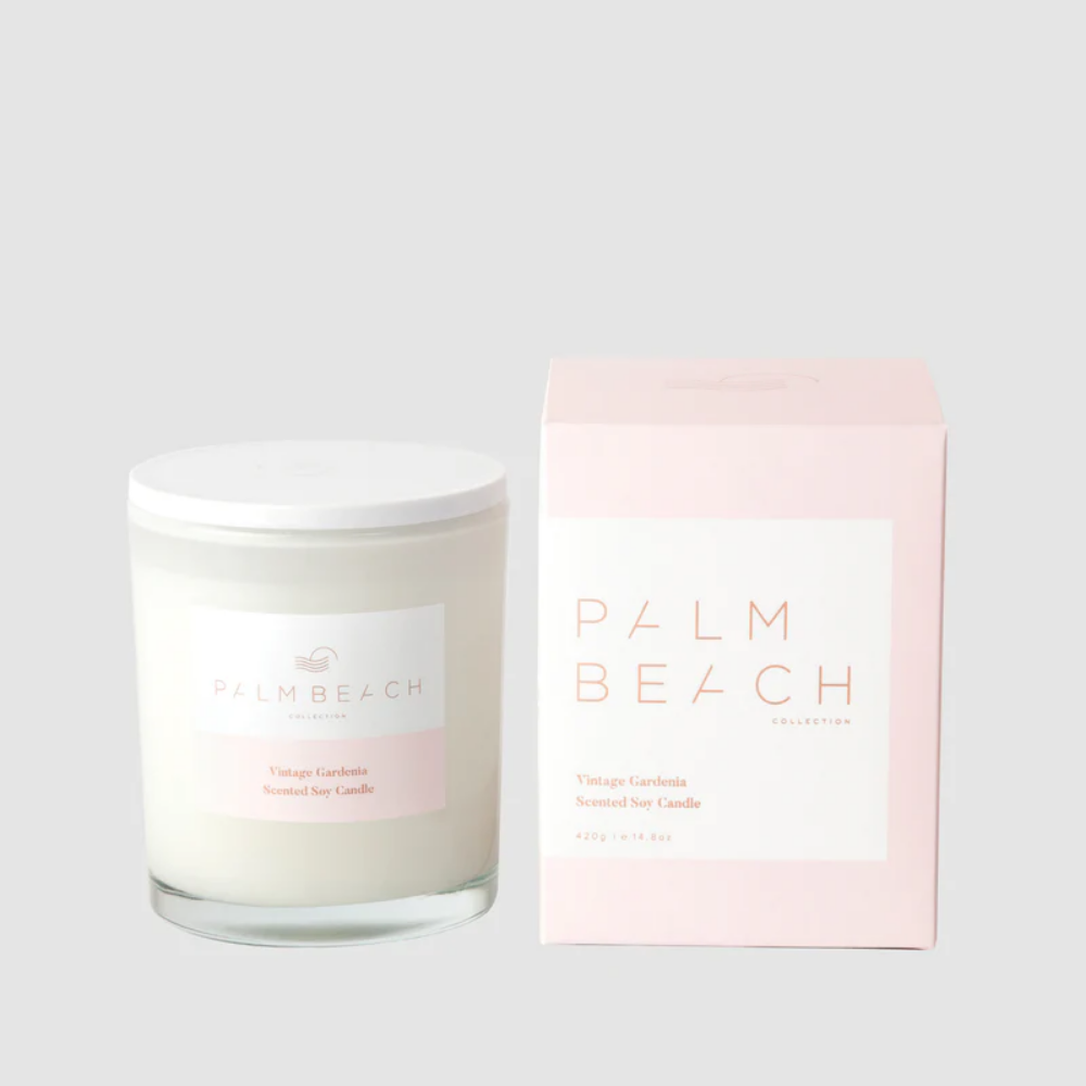 Picture of PALM BEACH COLLECTION CANDLE VINTAGE GARDENIA 420GM