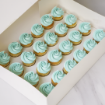 Picture of Cupcake Mini Vanilla Blue