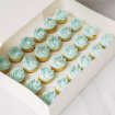 Picture of Cupcake Mini Vanilla Blue