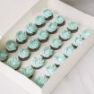 Mini Chocolate Cupcakes - Blue Frosting | Click & Collect