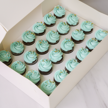 Picture of   Cupcake Mini Chocolate Blue