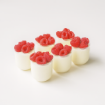 Picture of Dessert Cup Panna Cotta With Raspberries 