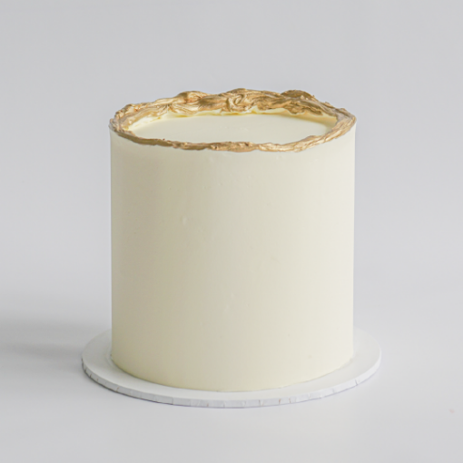 Picture of Buttercream Cake |  Gold Rough Edges 