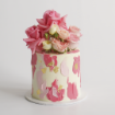Picture of Buttercream Cake | Rough Painted with Florals