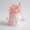 Picture of Buttercream Children's Cake | Pink Painted Butterflies