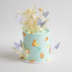 Picture of Buttercream Children's Cake | Pink Painted Butterflies