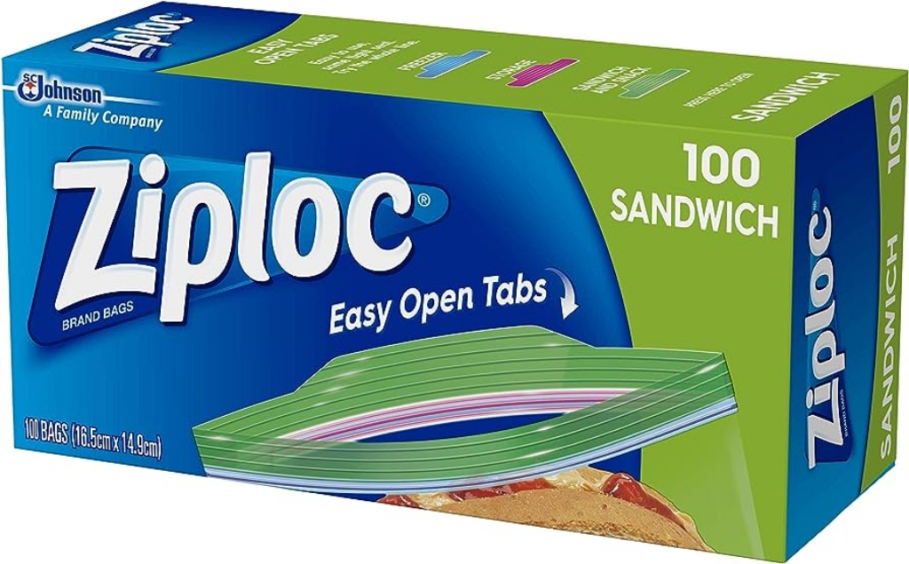 Picture of ZIPLOC SANDWICH BAGS 100PK