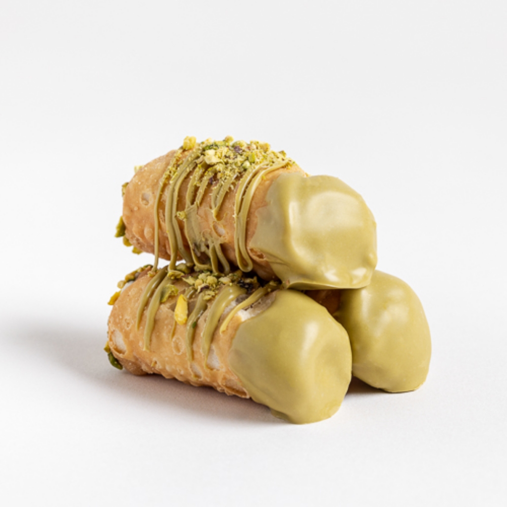 Picture of Mini Sicilian Pistachio Papi Cannoli