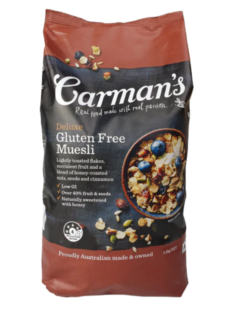 Picture of Carmans Muesli Deluxe Gluten Free 1.2kg