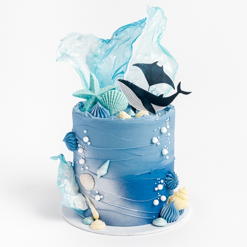 Picture of BUTTERCREAM CHILDRENS CAKE | OCEAN