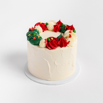 Picture of Christmas Wreath Cake | 5"