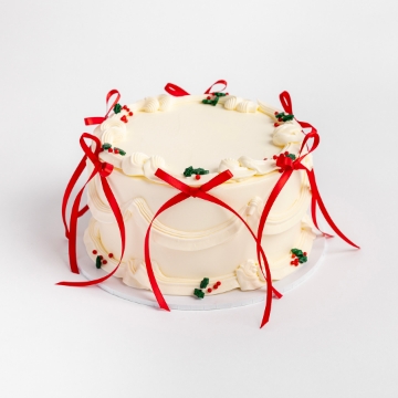 Picture of Christmas Bow Cake | 7"