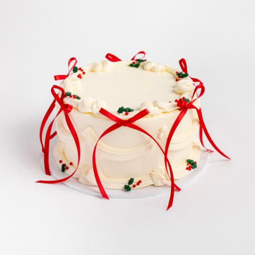 Picture of Christmas Bow Cake | 7"