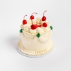 Picture of Christmas Frilly Vintage Cake | 5"