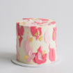 Picture of BUTTERCREAM CAKE | ROUGH PAINTED TONES W GOLD