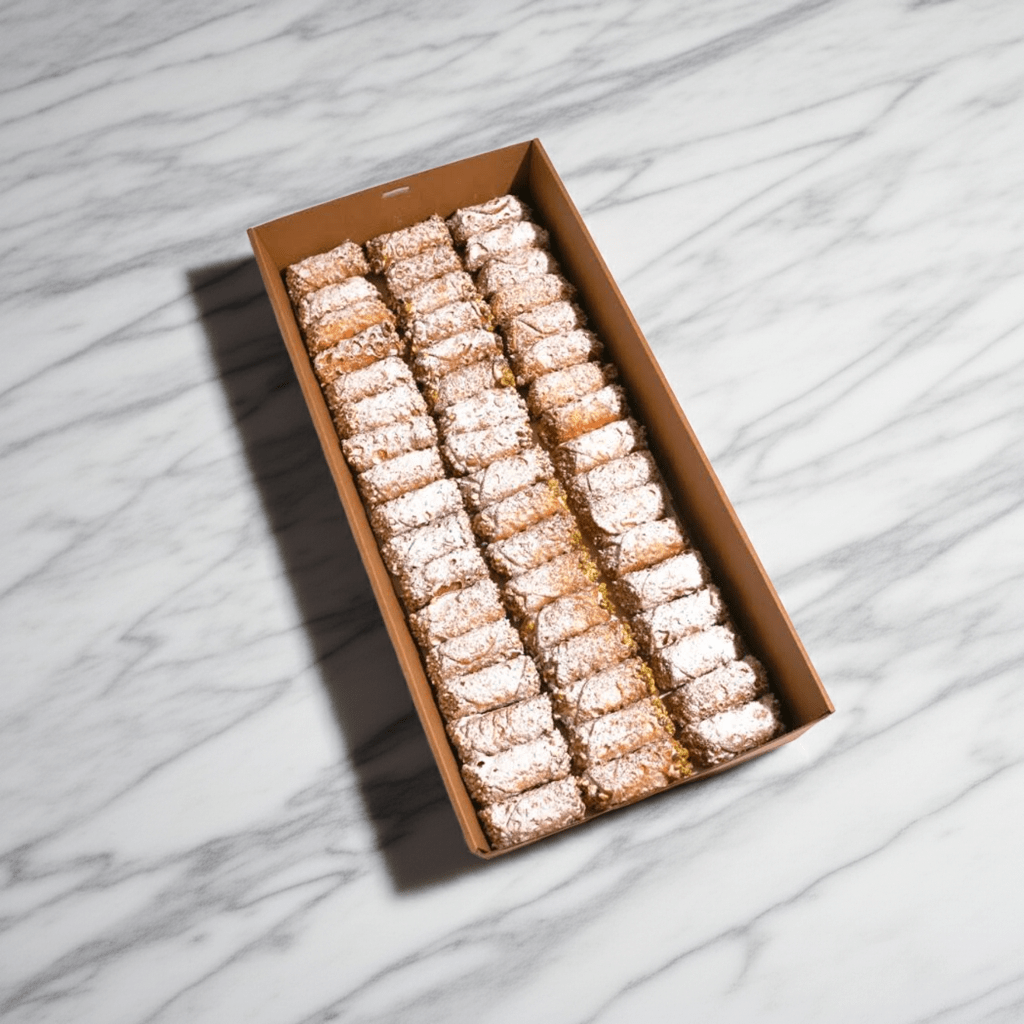 LaManna Ricotta Box of 51 Mini Cannoli