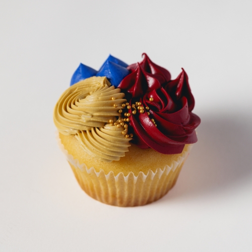 footy grand final cupcake