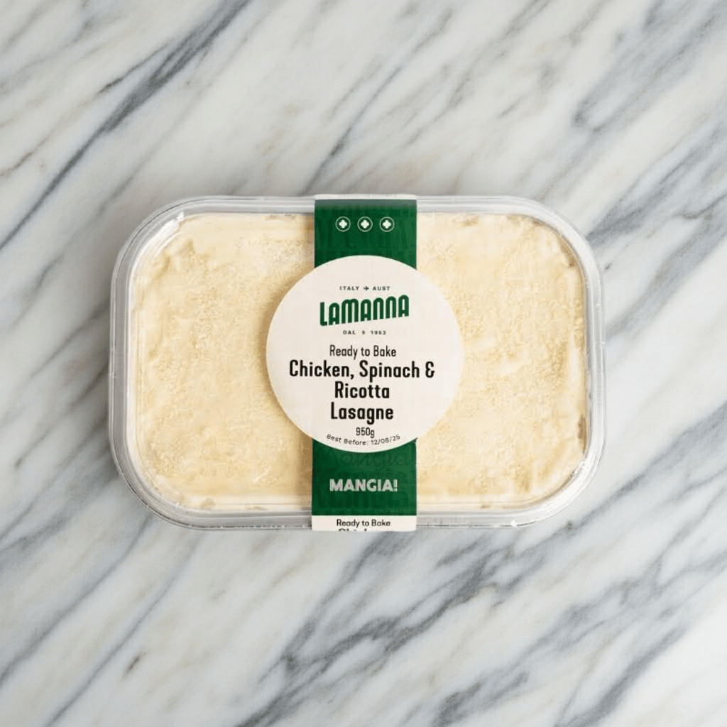 chicken spinach ricotta lasagne 950g