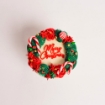 LaManna Christmas Wreath Cake 5 Inch with Red Topper