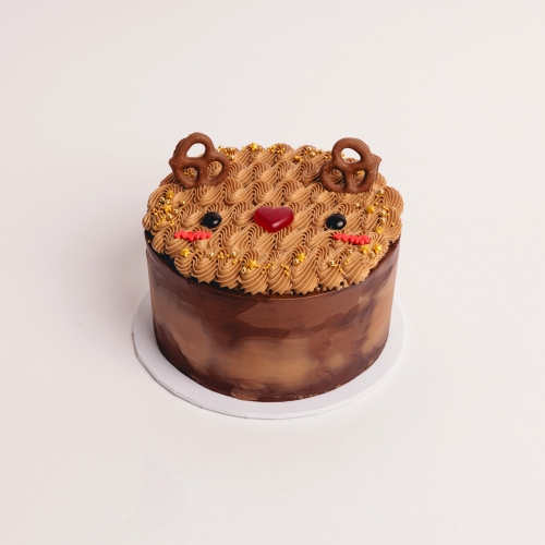 LaManna Christmas Reindeer Cake 7 Inch