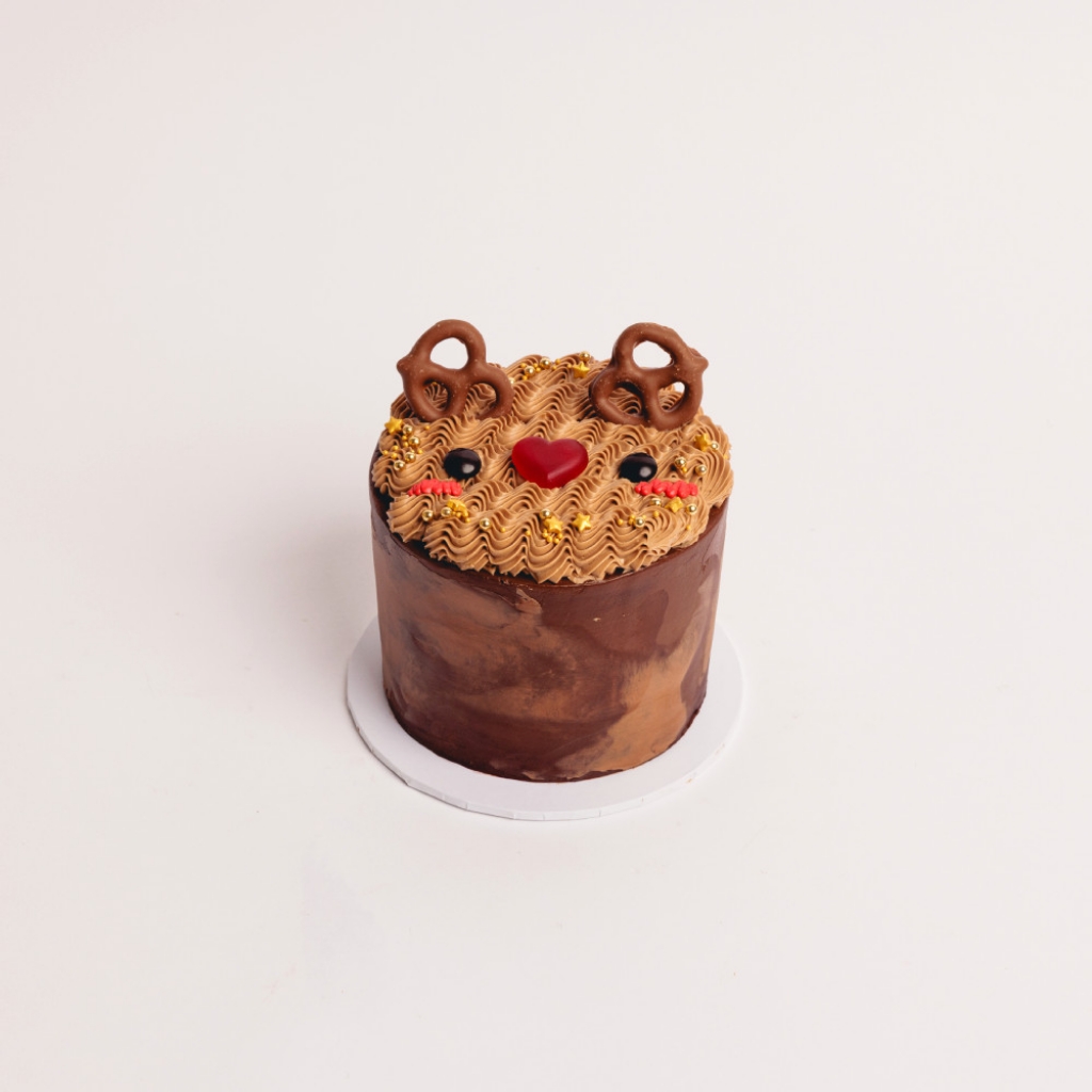 LaManna Christmas Reindeer Cake 5 Inch