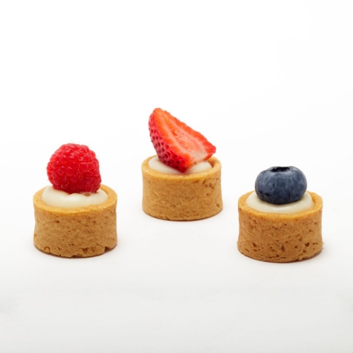 mini custard fruit