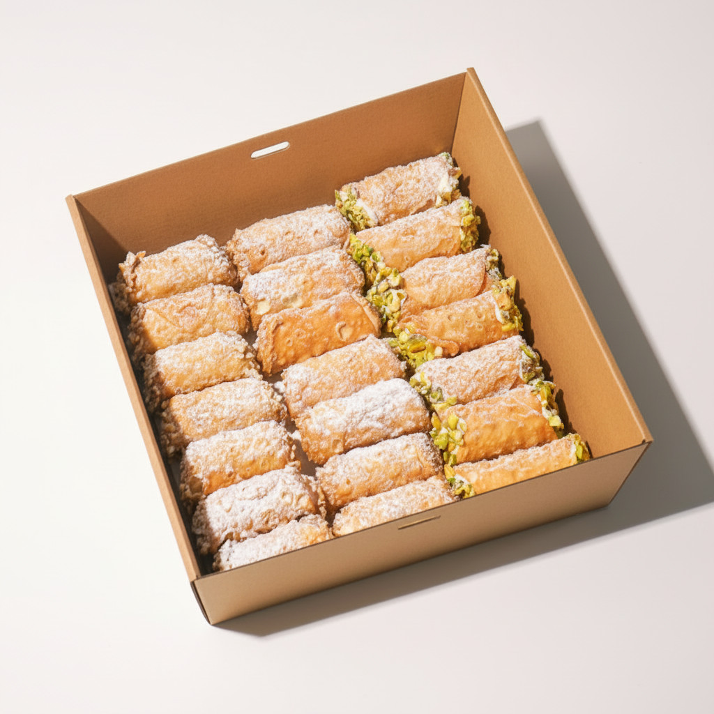 Mini Ricotta Cannoli Box | 21 Pieces | Click & Collect | LaManna
