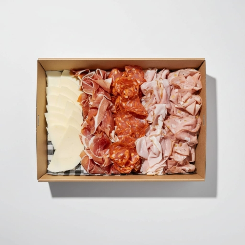 lamanna gourmet cold meats platter with provolone cheese