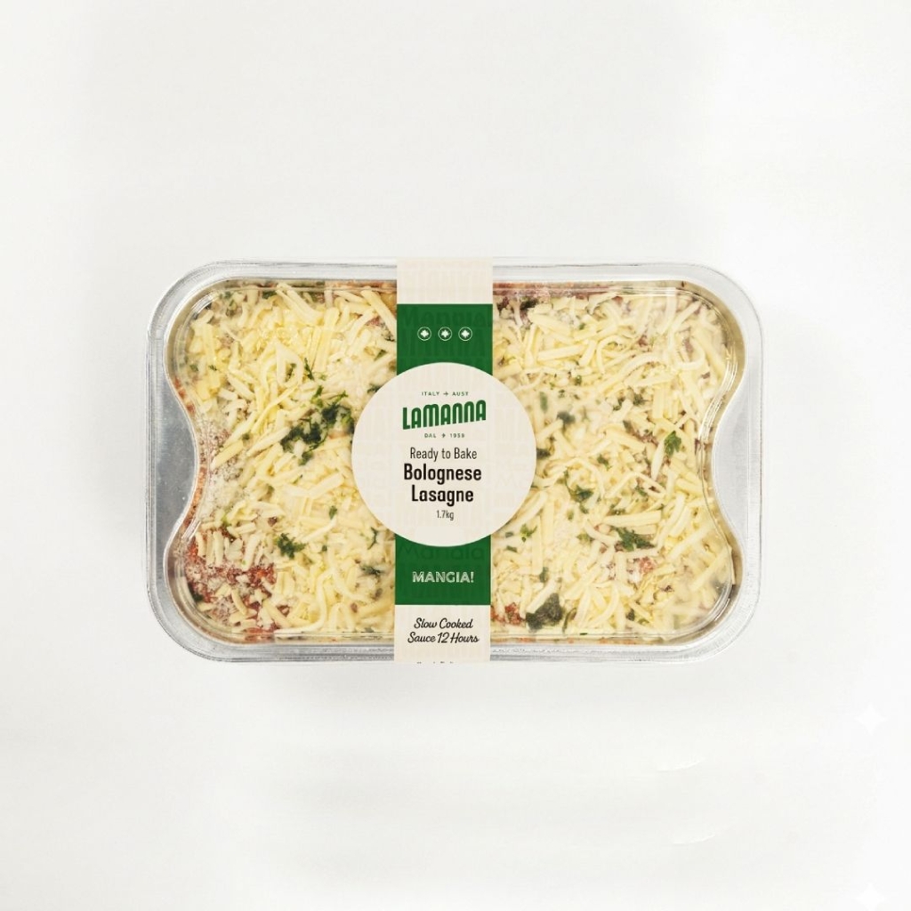 ready to bake bolognese lasagne 1.7kg ready made meals