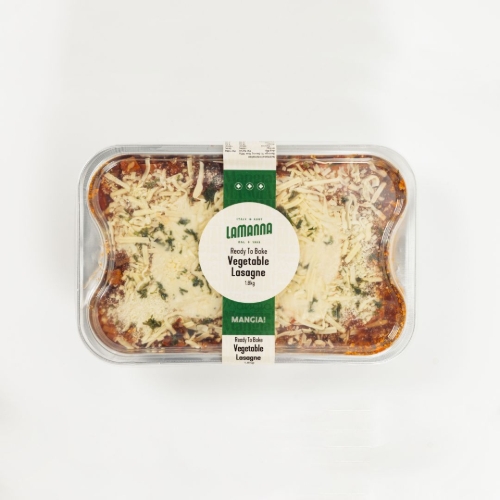vegetable lasagne 1.8kg ready to bake meals