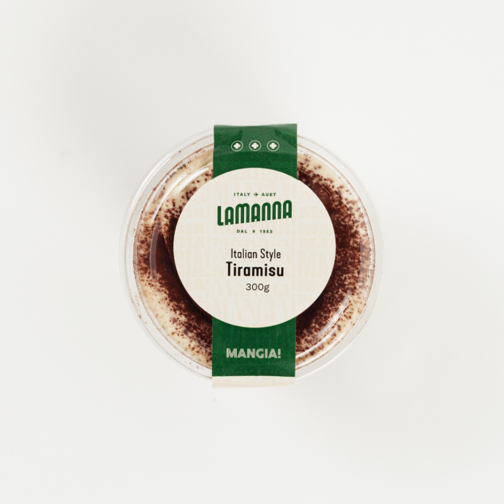 original tiramisu tub 300g from lamanna