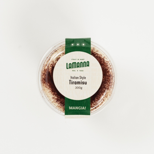 original tiramisu tub 300g from lamanna