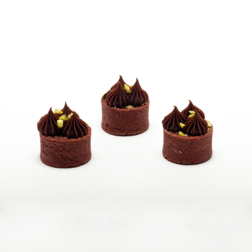 mini dubai chocolate tart