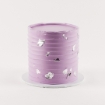 LaManna Purple Rough Lines Buttercream Cake with Silver Leaf