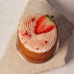 lamanna-strawberry-cake-3-inch top view