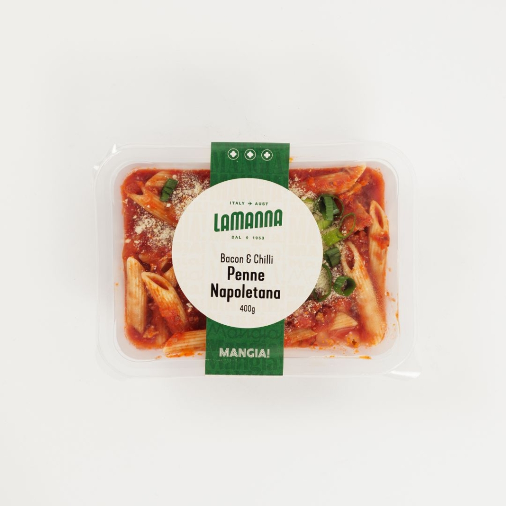Picture of Penne Pasta Napoli Sauce Bacon & Chilli 400g