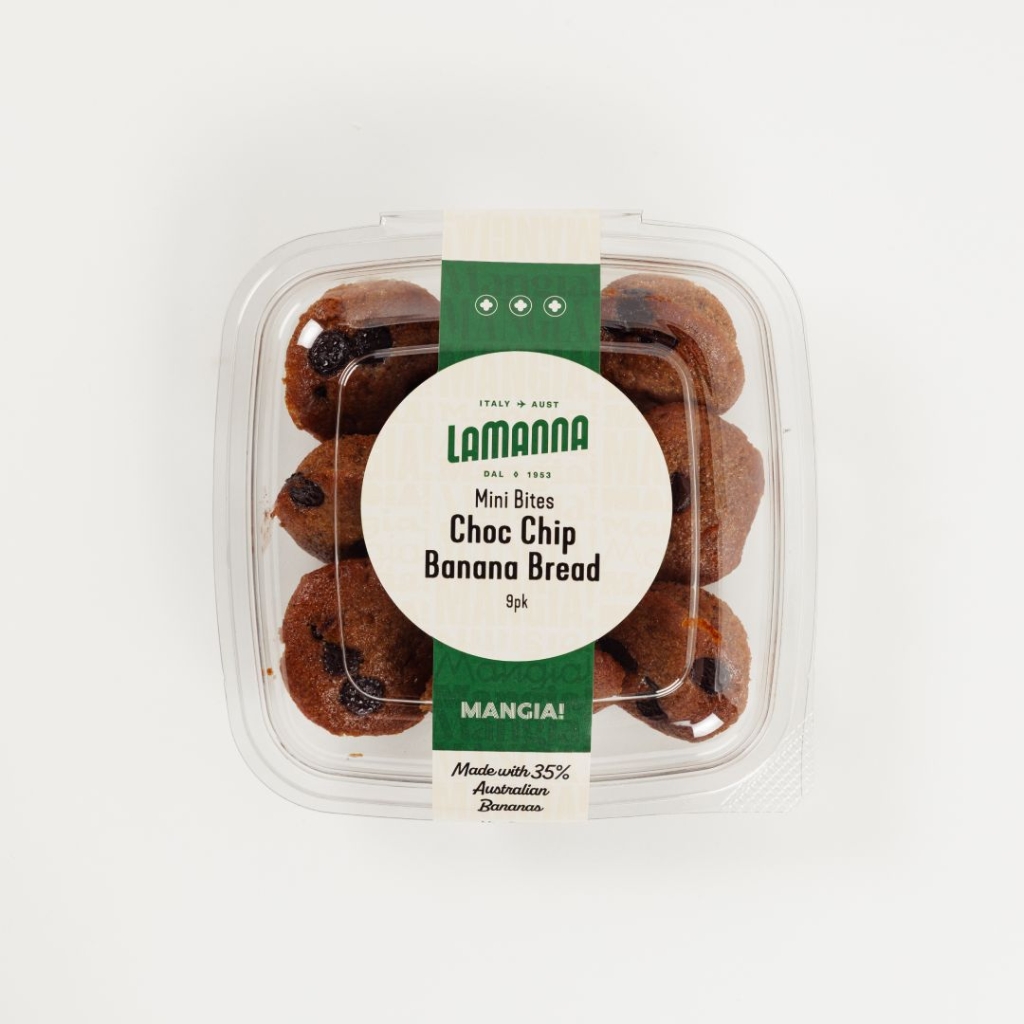 Picture of LM Mini Bites Banana Bread Choc Chip 9pk