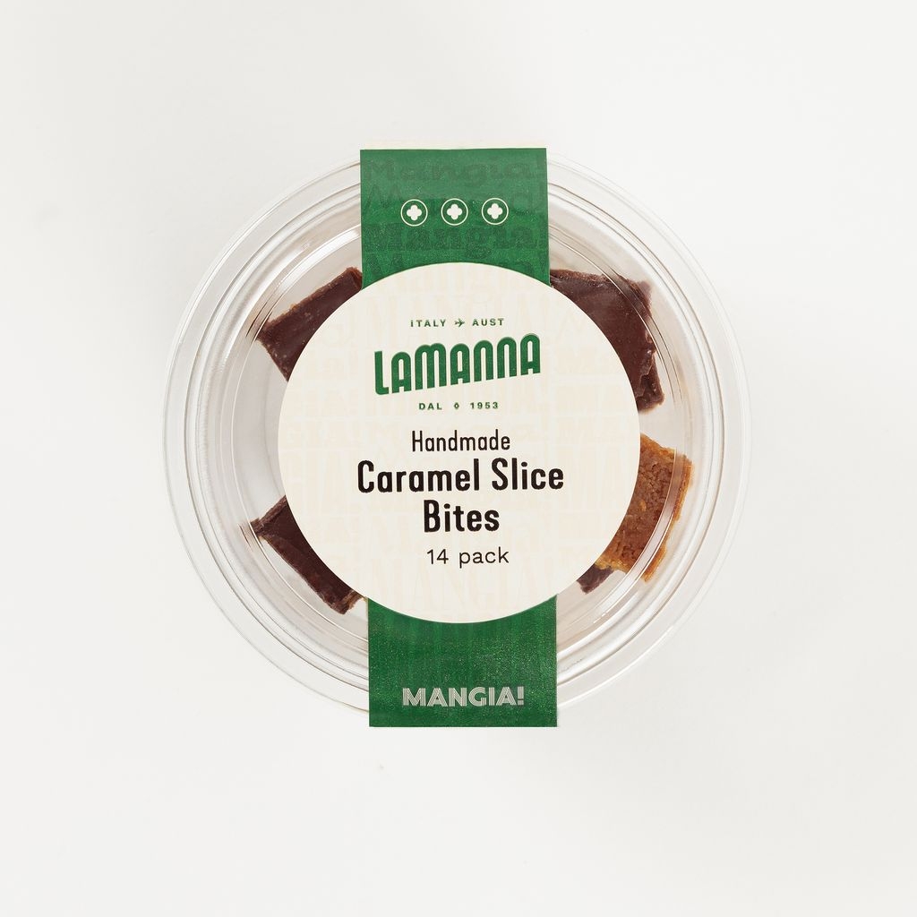 caramel slice bites 14pk